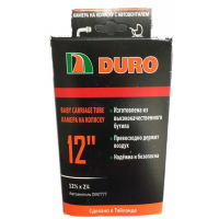 Камера 12"x1.75/2.125 бутиловая DURO гнутый нипель A/V для колясок индивидуальная упаковка(ТАЙЛАНД)